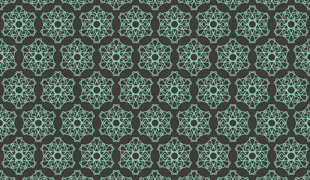 abstract luxury elegant green and grey floral seamless patternのイラスト素材