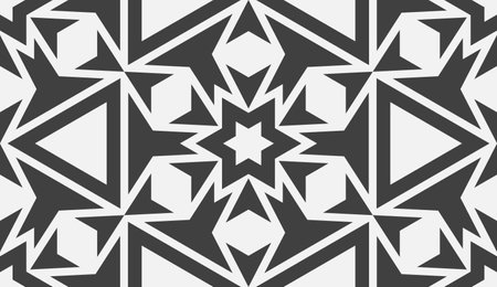 beautiful abstract geometric seamless pattern background. Perfect for website backgrounds, wallpapers, textiles and  any design project.のイラスト素材