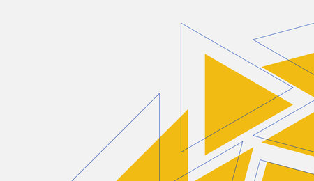 simple and modern yellow abstract flat banner background