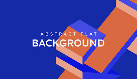 Modern flat colorful pop art background. slide presentation abstract background