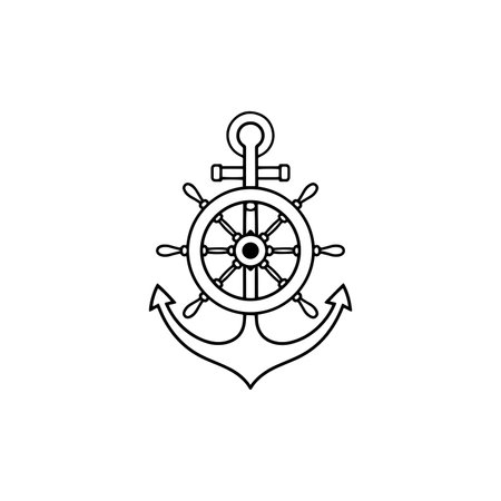 simple illustration of fish bone vectorのイラスト素材