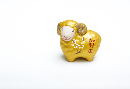 Chinese new year of goatの写真素材