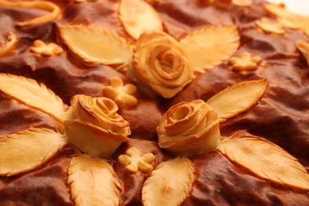 Cookies in the shape of roses