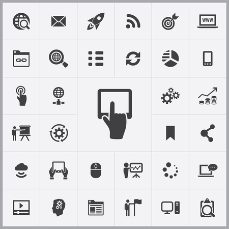 digital marketing icons universal set for web and mobileのイラスト素材
