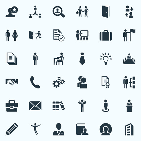 Elements Calling, Species, Friendship And Other Synonyms Teamwork, Map And Favorite.  Vector Illustration Set Of Simple  Icons.のイラスト素材
