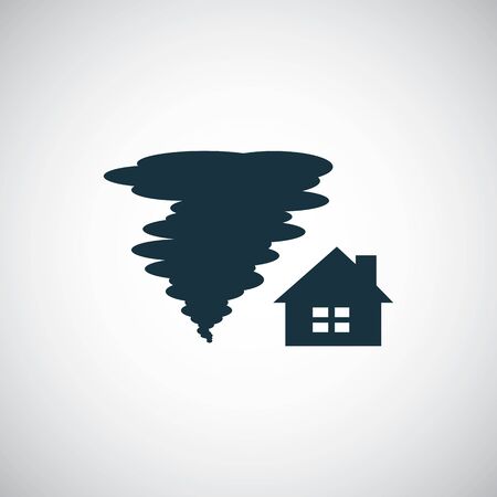 tornado insurance iconのイラスト素材