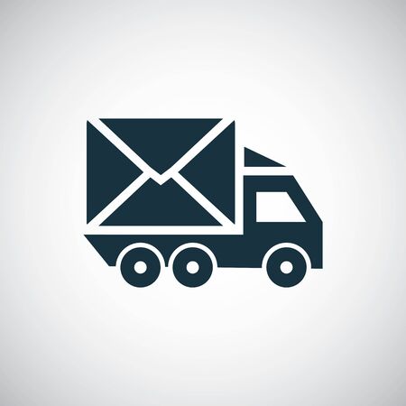 car mail icon simple concept symbol designのイラスト素材