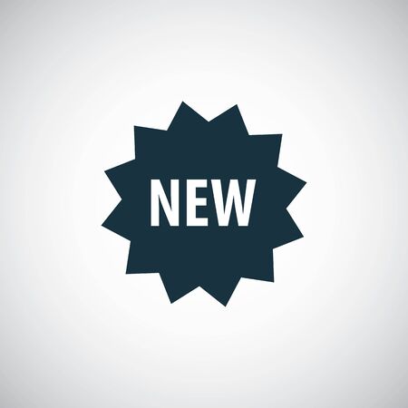 new label icon simple flat element design conceptのイラスト素材