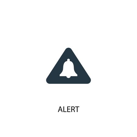 alert icon. Simple element illustration. alert concept symbol design. Can be used for webのイラスト素材