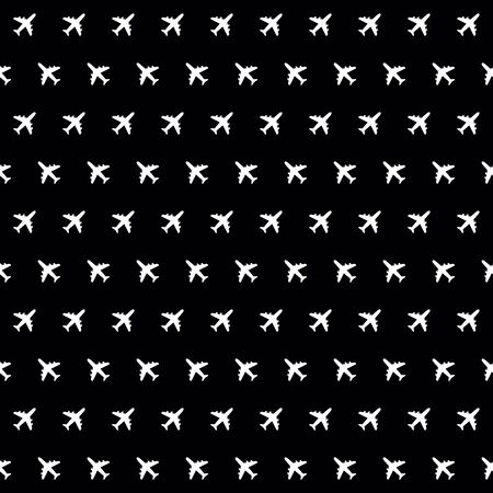 Airplane background patternのイラスト素材