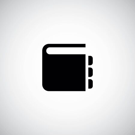 notepad symbol icon on white background.のイラスト素材