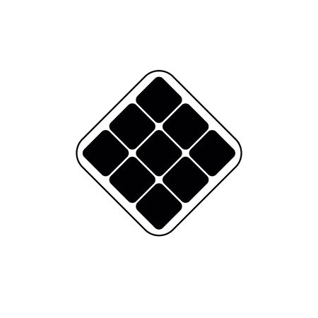 abstract identity symbol on white background.のイラスト素材