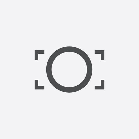 photo camera iconのイラスト素材