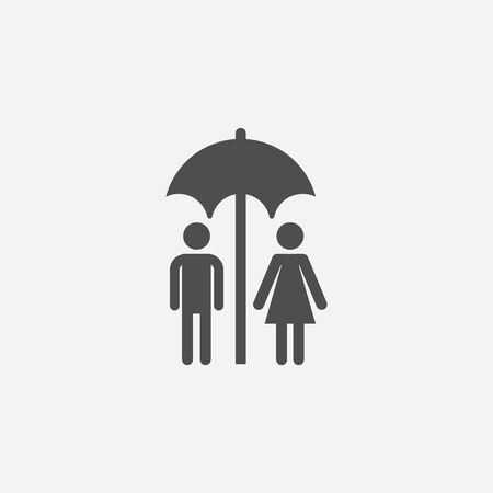 family insurance iconのイラスト素材