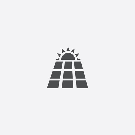 solar energy iconのイラスト素材
