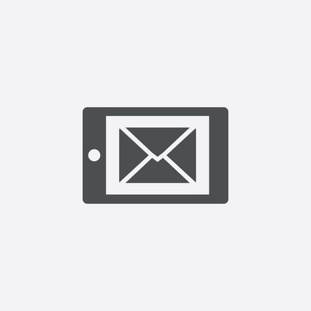 mail smartphone iconのイラスト素材