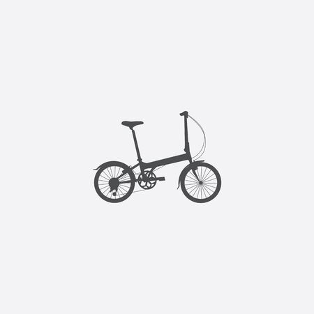 bicycle icon, isolated, white backgroundのイラスト素材