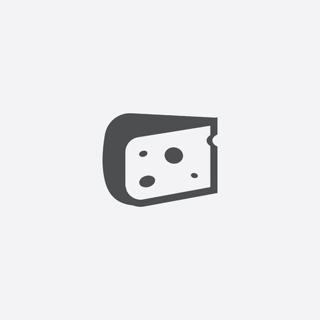 Dutch cheese icon, on white background.のイラスト素材