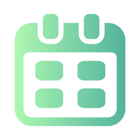 Calendar gradient universal icon ui ux element sign.のイラスト素材
