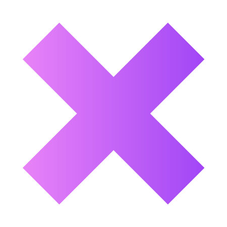 Close gradient universal icon ui ux element sign.