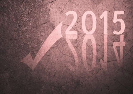 Background for upcoming new year in grunge styleの写真素材