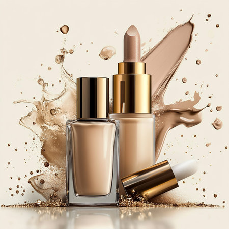 Cosmetic branding, salon and glamour conceptの素材