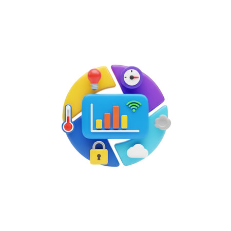 Infographic design template with icons and place for your data. Vector illustration.の素材