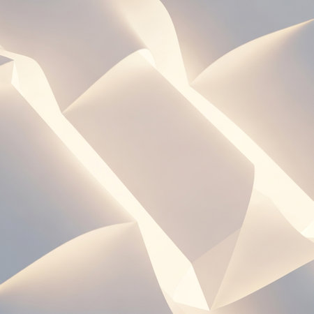 White origami paper background - vintage filter and sunflare effectの素材