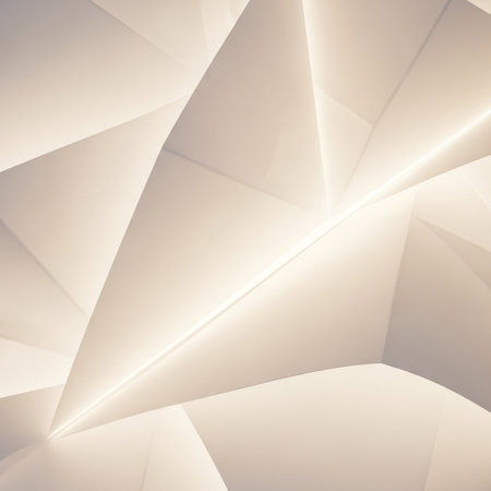 Abstract geometric background with triangles. 3d rendering, 3d illustration.の素材