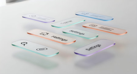 Smartphone screen with internet of things concept. 3D rendering.