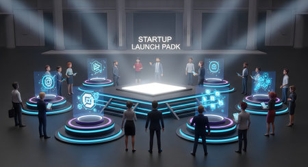 Smart industry 4.0 concept on virtual screen. Business, Technology, Internet and network concept.