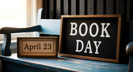 World Book Day on April 23rd promotes reading, publishing, and copyright, celebrated globally with...