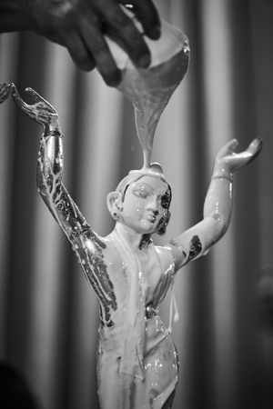 Ariel - 16 February 2017: Sri Sri Nitay-Gauracandra deitiesのeditorial素材