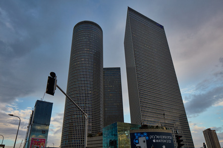 Tel Aviv - 22 January 2017: Azrieli mall day timeのeditorial素材