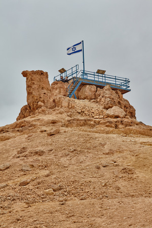 Maktesh Ramon place in the Negev desert, Israelの写真素材
