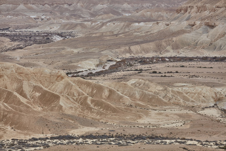 Maktesh Ramon place in the Negev desert, Israelの写真素材