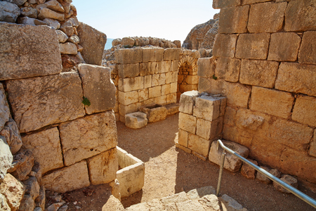 Nimrod tower ruins at north Israelのeditorial素材