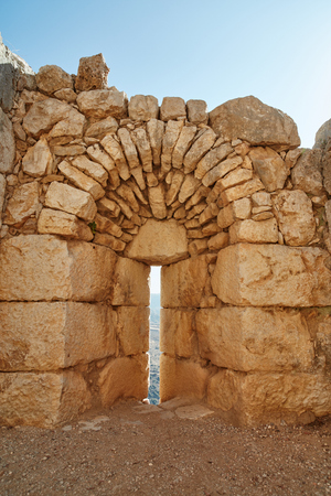 Nimrod tower ruins at north Israelのeditorial素材