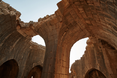 Nimrod tower ruins, north Israelのeditorial素材