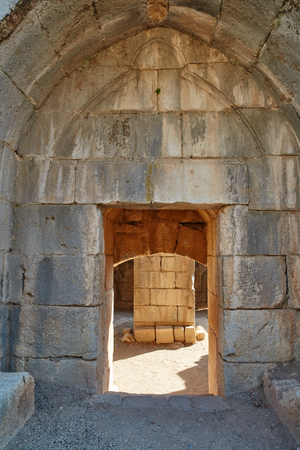 Nimrod tower ruins, north Israelのeditorial素材