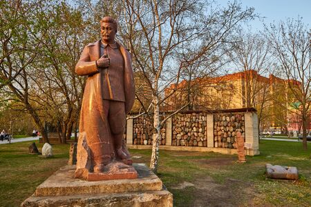 Moscow - 10.04.2017: Muzeon cultural park in Moscow, spring timeのeditorial素材