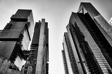 Tel-Aviv - 9 December, 2016: Tall buildings in Tel Aviv city center.のeditorial素材