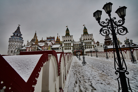 Izmailovsky Kremlin, famous ancient Russian landmark.のeditorial素材