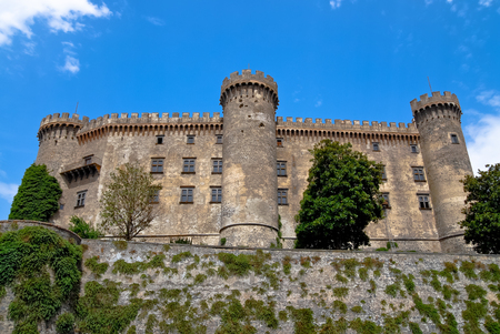 View of the Castle Odescalchi in Bracciano in Italyのeditorial素材