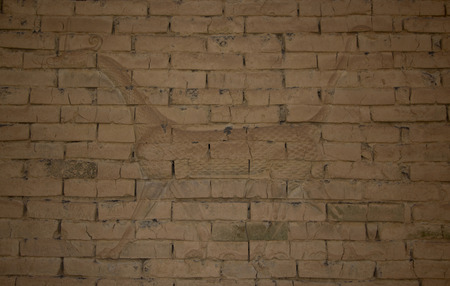 A picture of some of the buildings of the city of Babylon in Iraq, And show where the city walls and...