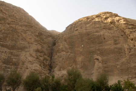 Beautiful tourist area containing waterfalls, mountains and plateaus, It is close to the city of Mashhad in Iran. Frequented by a lot of tourists during their visit to Iran.のeditorial素材