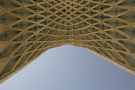 Image Azadi Tower in the Iranian capital Tehran, It is the most important monument in Iran and also called Statue of Liberty, It is a place for military reviews and protests in Iran.のeditorial素材