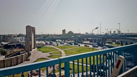 Alawi street in center of Baghdad city in Iraqの素材