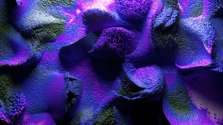 3d render of abstract art video animation 3d background with surreal motion moving festive wavy...