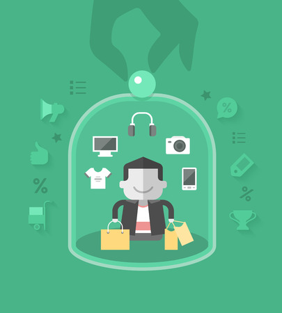 Providing best-in-class services to retain customer loyaltyのイラスト素材